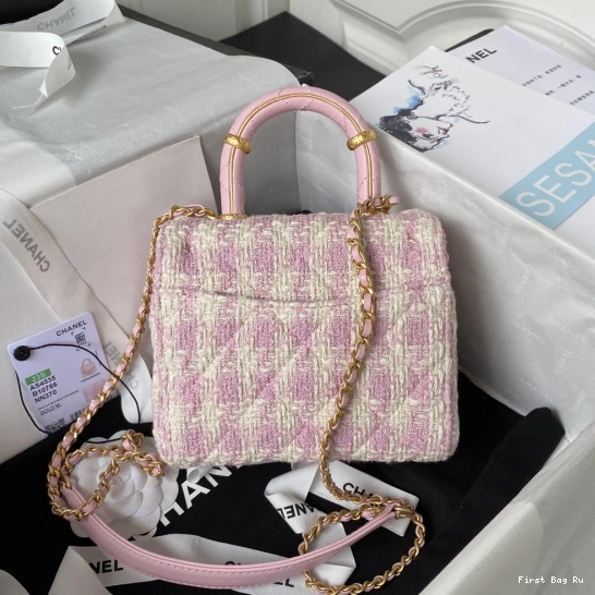 First Bag Ru WITH HANDLE TOP CHANEL BAG FLAP 0717